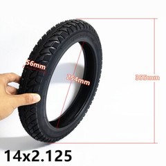14 Inch Electric Scooter Tyre 14×2.125(57-254) Tubeless Tire For Electric Bike//