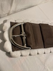 SIMCO Cinch 35″ Smooth WHITE Straight Saddle Girth
