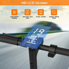 Kids Electric Scooter 12 Miles Range Foldable E Scooter with App Control