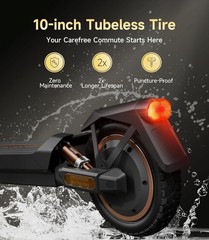 NAVEE GT3PRO Electric Scooter Adults 20MPH Foldable E-Scooter Suspension 10″Tire