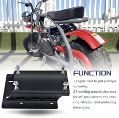 Powder Coated Riser Plate for Predator Engine – Enhance Your Mini Bike Adventure