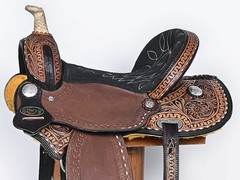 ZI COMFYTACK Western Horse Barrel Racing Trail Pleasure American Leather Saddle