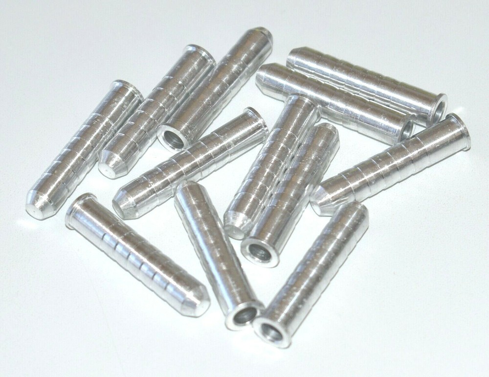 Aluminum Inserts 50 Gr Crossbow Bolt Arrow 8.8mm OD 7.6mm ID 50 Pc Pack