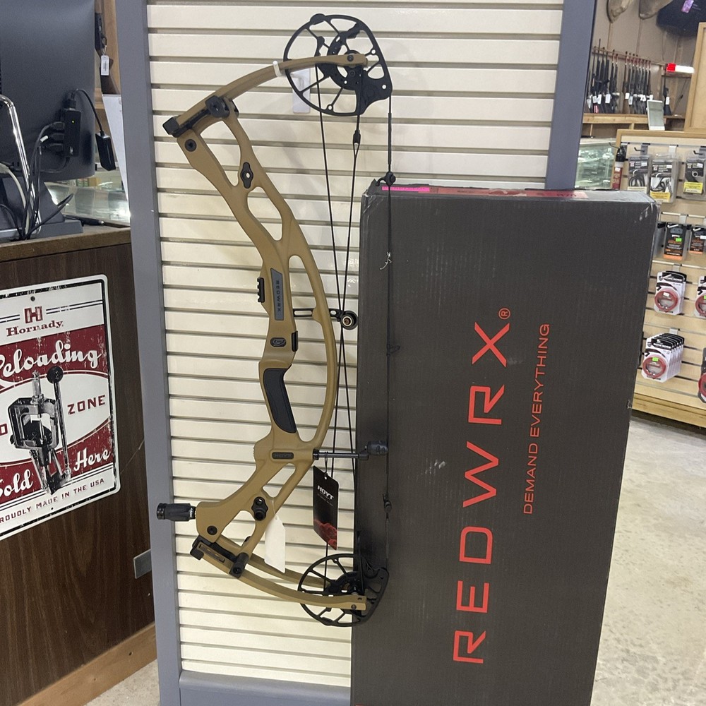 Hoyt RX-9 HBX Gen4 Compound Bow RH 60-70Lbs 27.25-28″ Bourbon