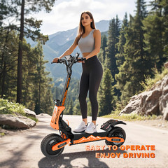 GT08 Dual Motors Electric Scooter for Adults 5600W 50MPH 60V27AH Fast Escooter