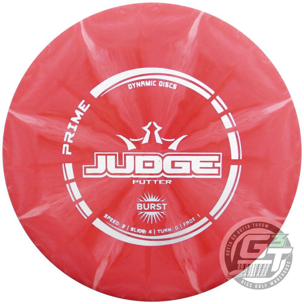 NEW Dynamic Discs Prime Burst Judge Putter Golf Disc – COLORS WILL VARY