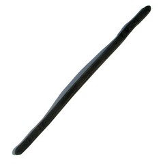Black Doubled Leather X-Large Crownpiece Halter PART 26″L 1″W 1/4″Thick – used