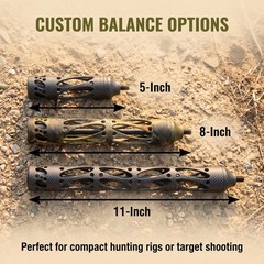 Archery Bow Stabilizer 8inch 11inch Bow Riser Shock Absorber Dampener Recurve…