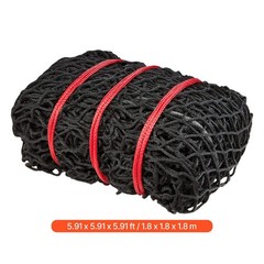 Round Bale Hay Net, 5.91 ft, 1.65 in Holes, PE, Knotless, Slow Feeder for Horses