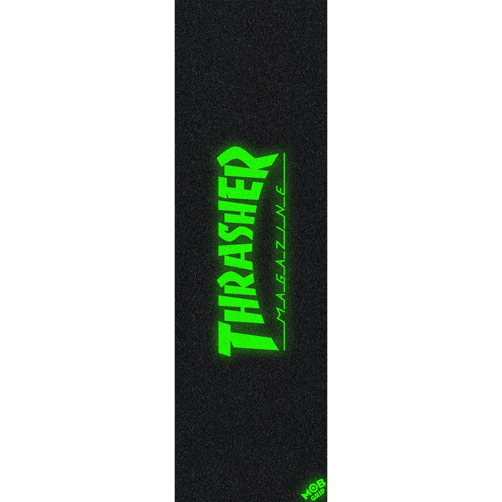 Mob Skateboard Grip Tape Thrasher Glow Logo 10″ x 33″ Sheet