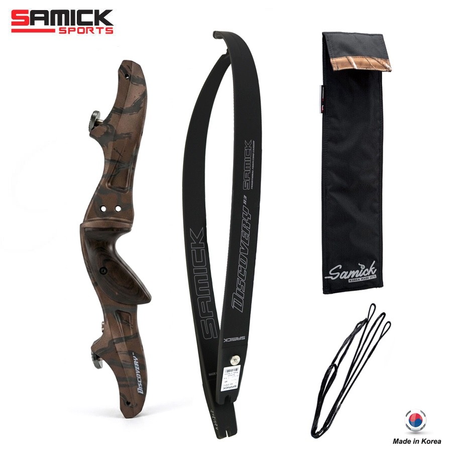 2026 New Samick 17″ Discovery Camouflage CNC Riser Foam Carbon Bow Set / RH Only