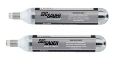 Sig Sauer 90 Gram CO2 Cartridges 2 Count Prefilled Air Gun CO2 Cylinders AC-90-2