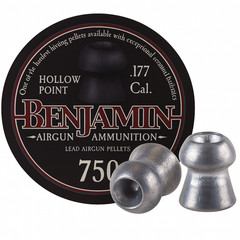BENJAMIN Premium 750 Count HOLLOW POINT 4.5mm .177 Caliber Pellets MADE IN USA
