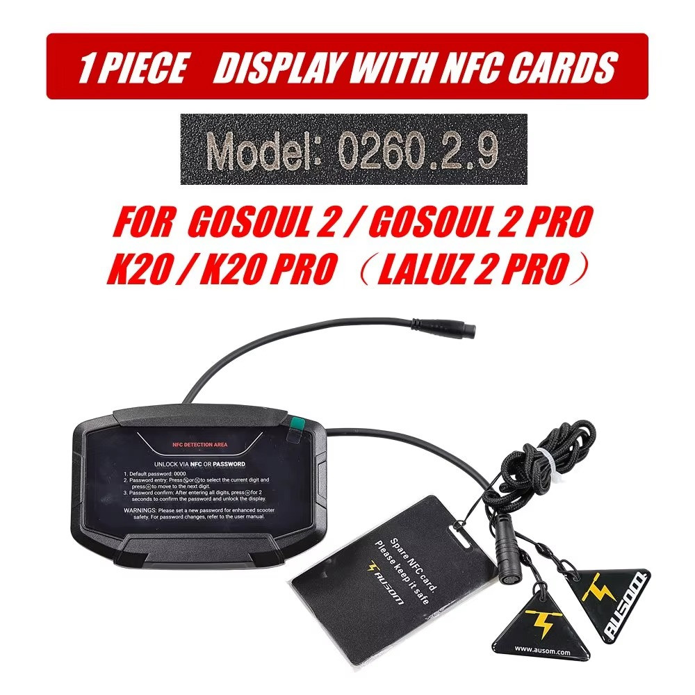 NFC Center Display Dashboard For AUSOM L1 L2 L2 MAX F1 MAX DT2 PRO K20 Scooter