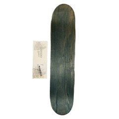 Vintage 2002 POWELL PERALTA MINI-LOGO Teal Skateboard 7.875” w/ Warranty Card