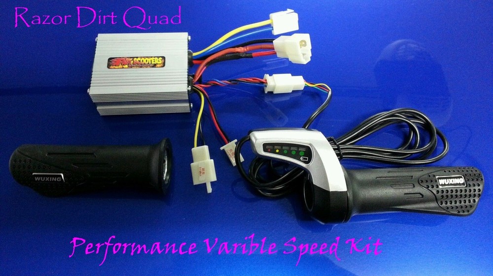 Razor electrical kit- Dirt Quad- Variable Speed Kit -controller and throttle