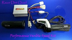 Razor electrical kit- Dirt Quad- Variable Speed Kit -controller and throttle