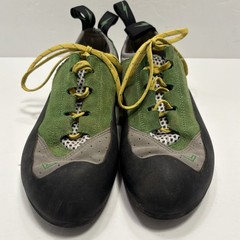 Womens Rock Climbing Shoe Evolv Nikita 10.5 Green/Gray High Frictio