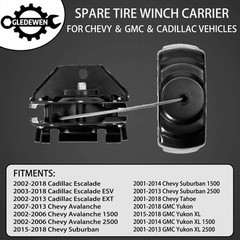 Spare Tire Hoist Carrier Assembly Chevy Cadillac SUVs Escalade Avalanche 1500