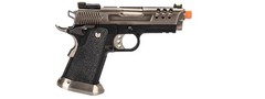 WE-Tech Hi-Capa 3.8 Deinonychus Full Auto Gas Blowback Pistol (Silver) – 300–330