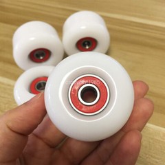 Sport Skateboard Soft Cruiser Trick Wheels 50mm 83A Set With Bearings Spacers