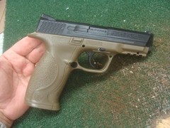 Smith Wesson Air Pistol M&P 40 BB Gun Black & Tan Standard Action – GOOD SHAPE