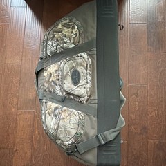 Bear Species Compound Bow, Camo Case, Stinger Release, QAD Ultrarest Hunter Rest