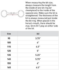 HORZE Oval Link Eggbutt Snaffle Bit
