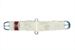 Showman Western Mohair String Girth Cinch SS Roller Buckle & Billet Keeper 75101