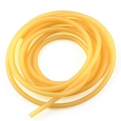 2M Natural Latex Slingshot Elastic Tube Rubber Tubing Band for Hunting Exercise