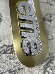 SUPREME SS13 GOLD BLING DECK NEW Skateboard World Famous Gold / Natural Top