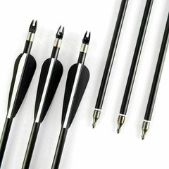 30 inch Fiberglass Arrows Archery SP500 OD 8mm For Compound/Recurve Bow Hunting