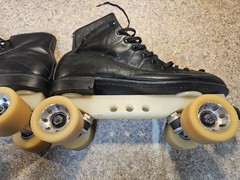 Oberhamer Roller Skates – Black Original Challenger Plate – Mini Fanjets – Used
