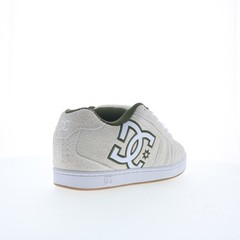 DC Net SE DC03260101-OWHGRN Mens White Suede Skate Inspired Sneakers Shoes