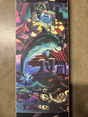 101 Sal Barbier Pollution Graffiti Slick Prime Wood 8x31in. 90’s Skateboard Deck
