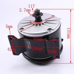 24V 36V 48V 500W 800w 1000w 1800W Electric Motor Brush Bruhless Scooter Quad ATV