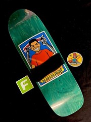 RARE Rudy Johnson FUBK Blind Kids Shaped Skateboard Deck In Shrink Resin 7