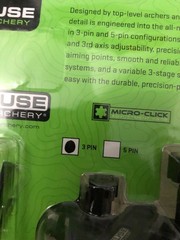 New Fuse Archery Vectrix XT Multi-Pin Sight 3 Pin Archery Bow Sight 1532485