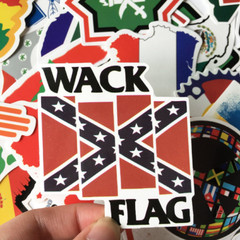 50pcs Country Flag Pack Travel Lover Stickers Decals For laptop Luggage Notebook