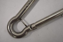 Heavy Duty Large Size Carabiner Zinc Plated 24kN Galvanized Steel 219298 22