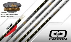 5MM FMJ LEGEND SHAFTS w/HIT 16 GRAIN INSERTS