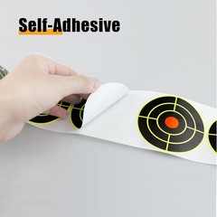 3 Inch Splatter Shooting Targets Stickers, 200 Pcs Self 3″, BLACK