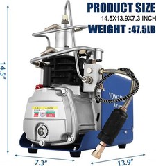 YONG HENG 4500PSI 30Mpa High Pressure Air Compressor Pump 110V PCP Scuba Rifle