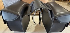 Motorcycle Saddlebags 30L Large Capacity Pu Leather Luggage Bag for Sportster…