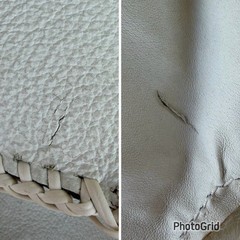 Wooly Rodeo Chinks Cowboy Western Chaps Mongolian Lamb Fur White Leather GUC