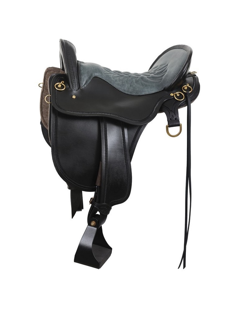 Tucker Saddle Heritage River Plantation Leather Rope Border 346