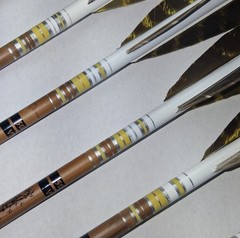 Victory wood grain traditional arrows