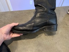Dan Post Leather Cowboy Boots Men’s Sz 10 EW Black