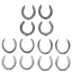 4pcs Horseshoes Aluminum Alloy Light Weight Horse Ridin MG