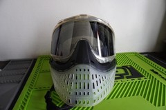 JT ProFlex Paintball Mask – Ice Series Clear w/ Prizm Chrome Lens